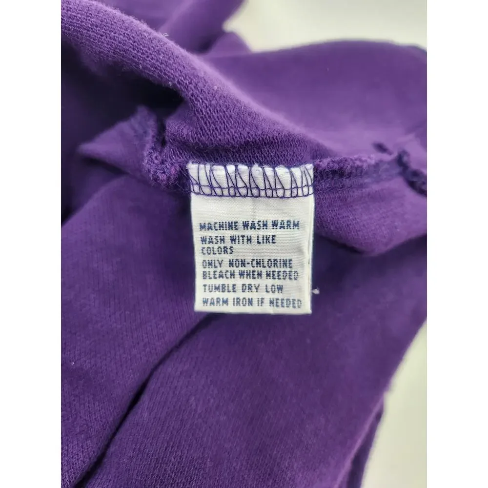 Vintage Polo by Ralph Lauren Purple Polo Shirt Long Sleeve Men Size Medium